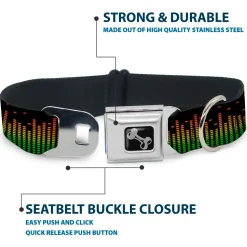 Dog Bone Seatbelt Buckle Collar - DC Equalizer