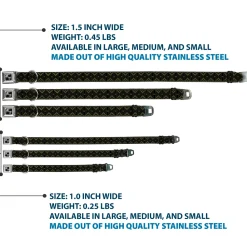 Dog Bone Seatbelt Buckle Collar - Geometric7 Black/Olive