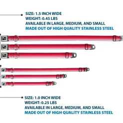 Dog Bone Seatbelt Buckle Collar - Spectrum Pink