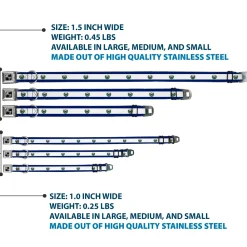Dog Bone Seatbelt Buckle Collar - El Salvador Flag