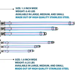 Dog Bone Seatbelt Buckle Collar - Flag Transgender Baby Blue/Baby Pink/White