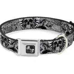 Dog Bone Seatbelt Buckle Collar - BD Werewolves