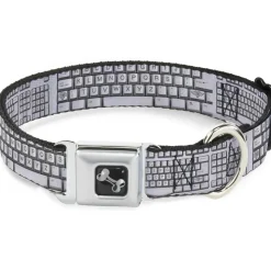 Dog Bone Seatbelt Buckle Collar - BD Keyboard