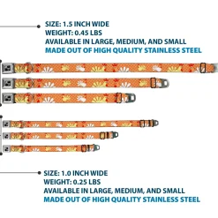 Dog Bone Seatbelt Buckle Collar - Waffle/Chicken Poses