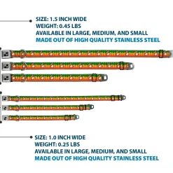 Dog Bone Seatbelt Buckle Collar - Smoking Monkey Repeat Argyle Rasta