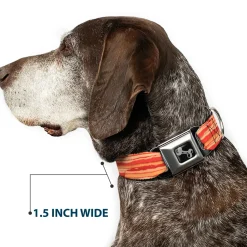 Dog Bone Seatbelt Buckle Collar - Bacon Stacked