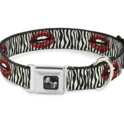Dog Bone Seatbelt Buckle Collar - Mouth Zebra