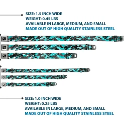 Dog Bone Seatbelt Buckle Collar - Grunge Bricks Green