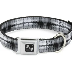 Dog Bone Seatbelt Buckle Collar - Dental X-Rays Black/White