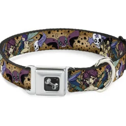 Dog Bone Seatbelt Buckle Collar - TJ-Fairy Gothic