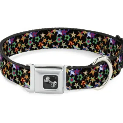 Dog Bone Seatbelt Buckle Collar - Kaleidostarz
