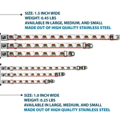 Dog Bone Seatbelt Buckle Collar - California State Flag White