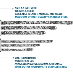 Dog Bone Seatbelt Buckle Collar - Born to Blossom Black/White