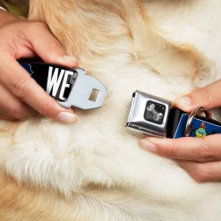 Dog Bone Seatbelt Buckle Collar - Pennsylvania Flag Silhouette WELCOME TO PENNSYLVANIA