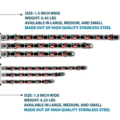 Dog Bone Seatbelt Buckle Collar - 3-D Filmstrip