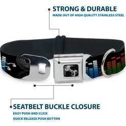 Dog Bone Seatbelt Buckle Collar - Equalizer