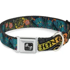 Dog Bone Seatbelt Buckle Collar - Honor Gray