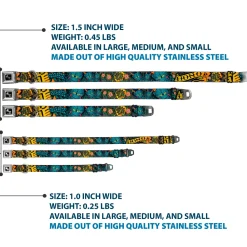 Dog Bone Seatbelt Buckle Collar - Honor Gray