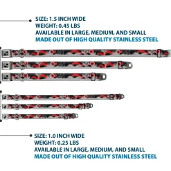 Dog Bone Seatbelt Buckle Collar - Starry Forest