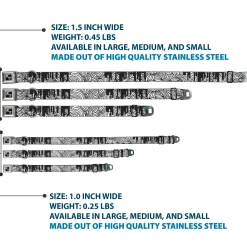 Dog Bone Seatbelt Buckle Collar - Doodle1/Paint Drips White/Black