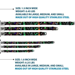 Dog Bone Seatbelt Buckle Collar - Eighties Arcade Black