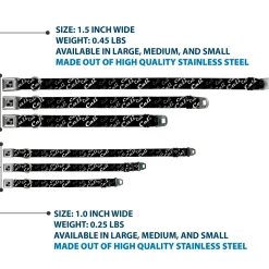 Dog Bone Seatbelt Buckle Collar - CALI Fade Diagonal Black/Gray/White