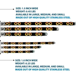 Dog Bone Seatbelt Buckle Collar - Owl Eyes 2