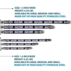 Dog Bone Seatbelt Buckle Collar - El Salvador Flag Distressed Painting