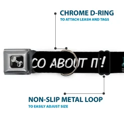 Dog Bone Seatbelt Buckle Collar - Taco Cat I DON'T WANT TO TACO 'BOUT IT