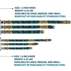 Dog Bone Seatbelt Buckle Collar - Honor CLOSE-UP Tan