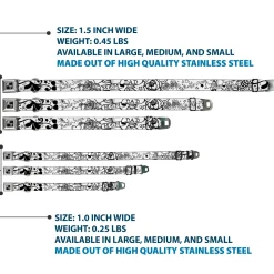 Dog Bone Seatbelt Buckle Collar - Mom & Dad Black/White