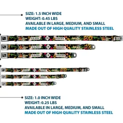 Dog Bone Seatbelt Buckle Collar - Death or Glory Black