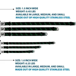 Dog Bone Seatbelt Buckle Collar - Flatline