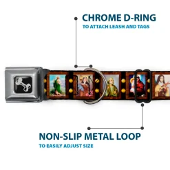 Dog Bone Seatbelt Buckle Collar - Saint Blocks