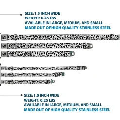 Dog Bone Seatbelt Buckle Collar - Peace Black/White