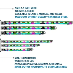 Dog Bone Seatbelt Buckle Collar - Octopus Superhero Cartoon