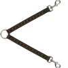 Dog Leash Splitter - Aboriginal Black/Cream/Multi Color
