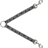 Dog Leash Splitter - Americana Federal Reserve Seal Weathered Gray/Black