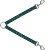 Dog Leash Splitter - Antlers Turquoise