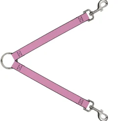 Dog Leash Splitter - Baby Pink