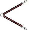 Dog Leash Splitter - BD Argyle Black/Red/Gray