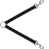 Dog Leash Splitter - BD Monogram2 Black/Gray