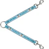 Dog Leash Splitter - BEACH DAWG CARE ALL DOGS ARE EQUAL Blues