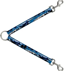 Dog Leash Splitter - Blue Sunset