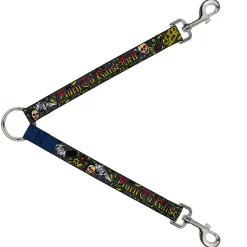 Dog Leash Splitter - Born to Raise Hell Gray