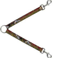 Dog Leash Splitter - Born to Raise Hell Red