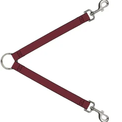 Dog Leash Splitter - Burgundy