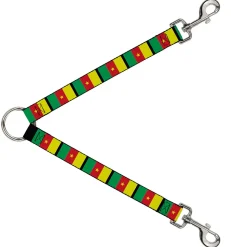 Dog Leash Splitter - Cameroon Flags