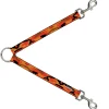 Dog Leash Splitter - Camo Oranges Black