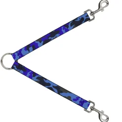 Dog Leash Splitter - Camo Blue